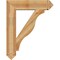 Ekena Millwork Funston Arts & Crafts Rough Sawn Bracket, Western Red Cedar, 6"W x 30"D x 38"H BKT06X30X38FST03RWR - alternate 3